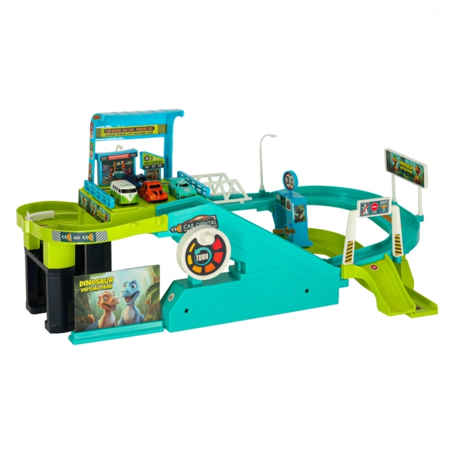 Circuit automobile interactif avec volant