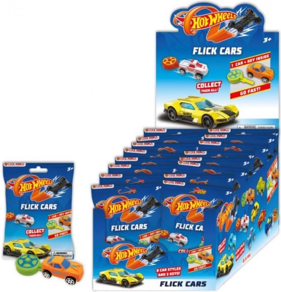 Hot Wheels Flick K-Cars – auto met PVC-sleutel