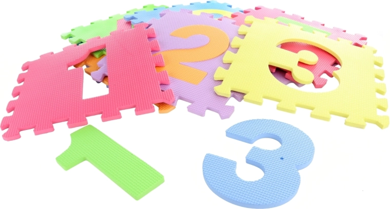 Colorful Foam Pieces