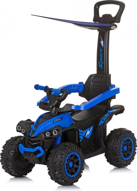 Chipolino draisienne avec tige de guidage et auvent bleu