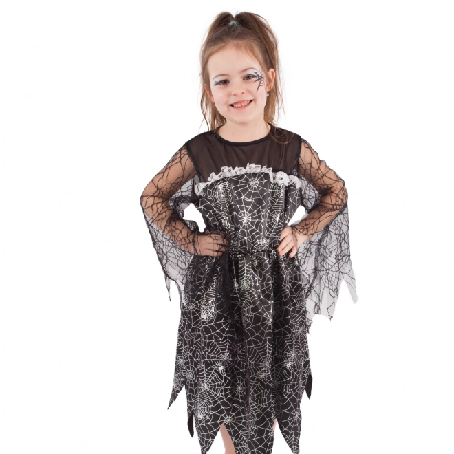 Children's Witch Costume with Cobweb