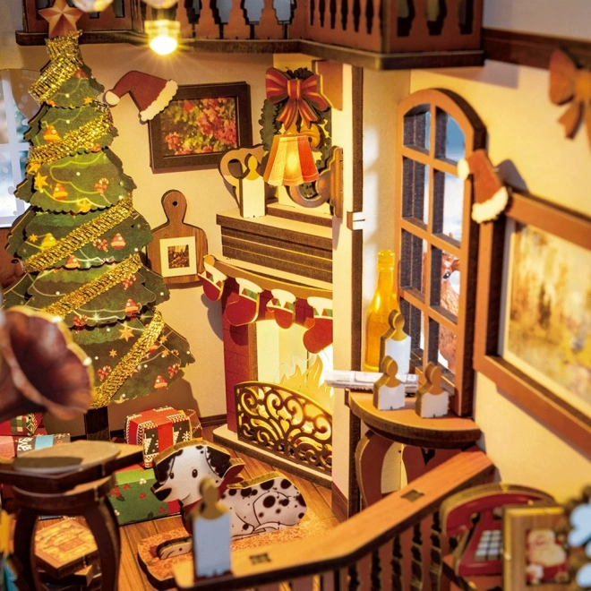 Weihnachtlicher Buchstütze 3D-Puzzle