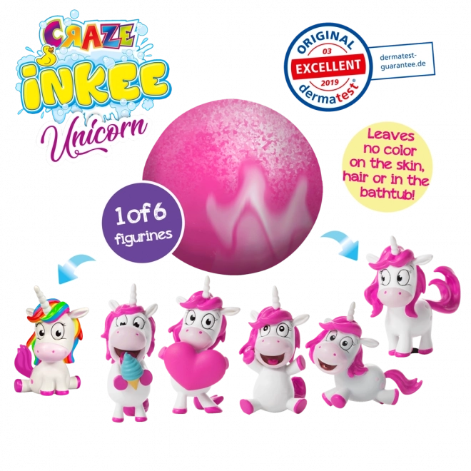 Bombe effervescente de bain avec surprise Licorne