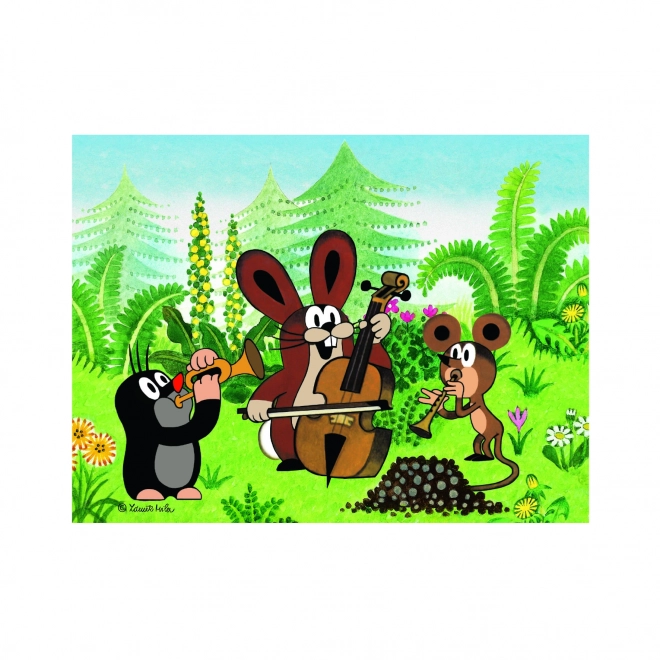 Krtek And Friends Wooden Blocks Set