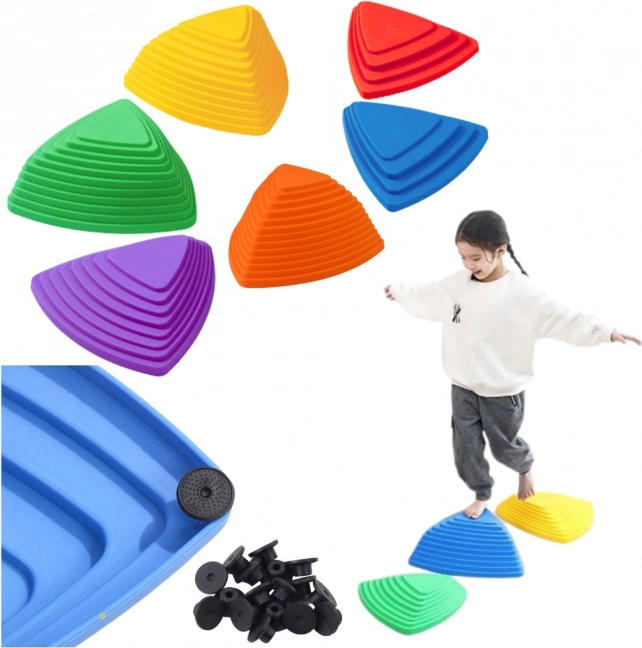 Children's Path: Colorful Balance Stones, 6 pcs