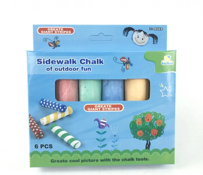 Colorful Sidewalk Chalk Set