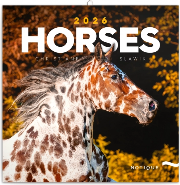 Notepad Calendar Horses Christiane Slawik 2026