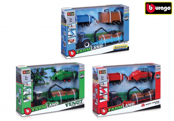 Bburago 10cm Boerderijtractor cadeau set