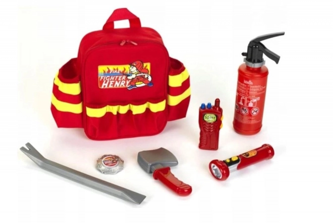 Brandweer reddingsrugzak met uitrusting