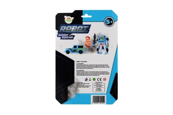 Transformer robot blauw