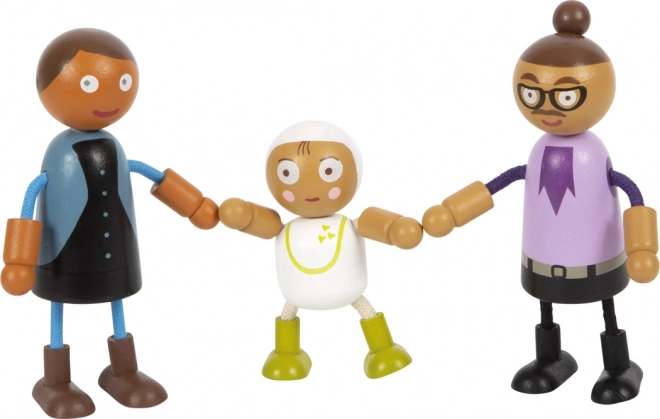 Small Foot Buigbare poppenfamilie met kind