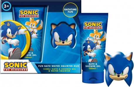 Set aus Duschgel und Schaumbad Sonic 150 ml mit Bade-Spritzfigur