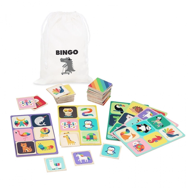 Vilac Houten bingo regenboogdieren