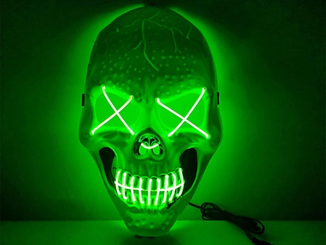 Lichtgevende Halloweenmasker