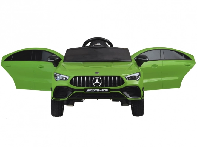 Elektrisches Kinderauto Mercedes AMG CLA 45s mit Schaukelerlebnis – Grün