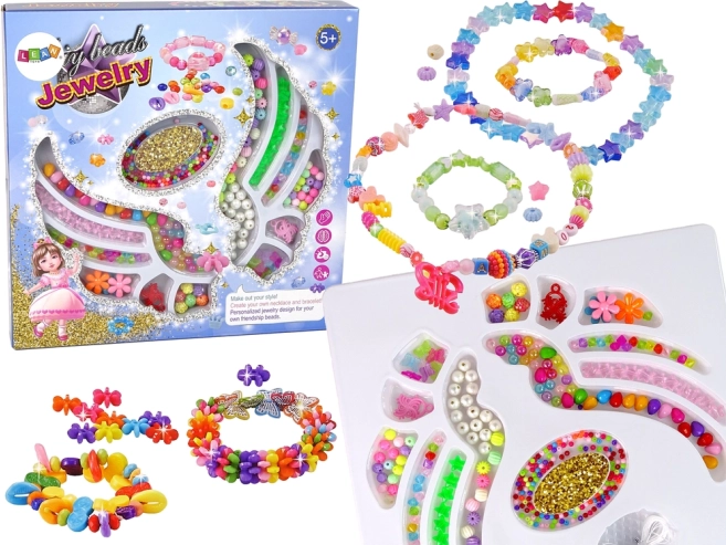 Set voor het maken van sieraden met kralen en bedeltjes