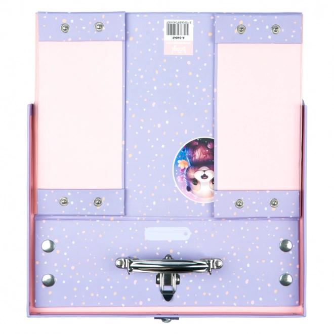 Folding Suitcase with Pet Motifs