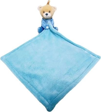 Children's Hand Towel Teddy Bear 35 × 35 cm, Blue