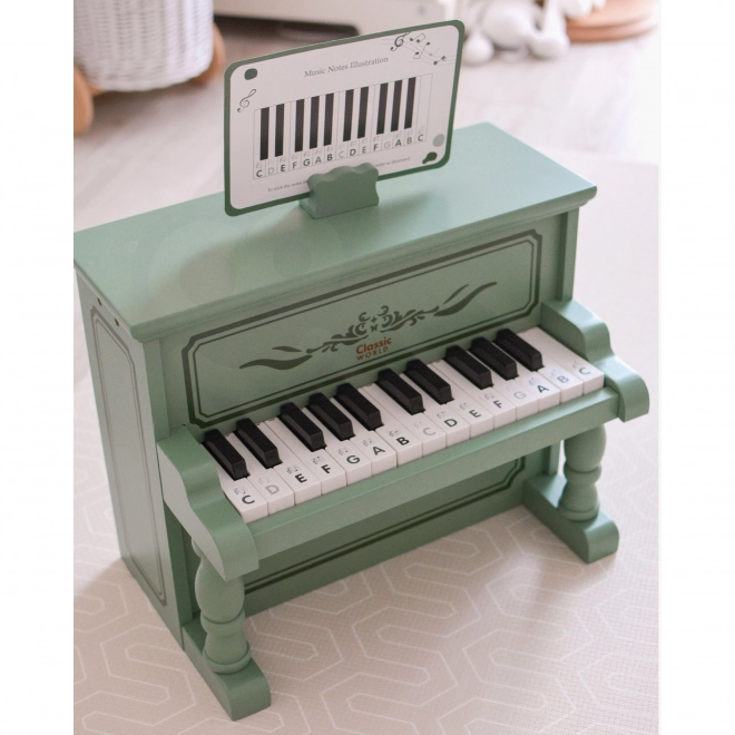 Wooden Piano Classic World with Textbook