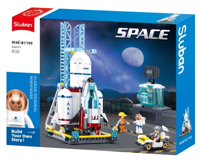 Sluban Space M38-B1199 Space Shuttle Startcentrum