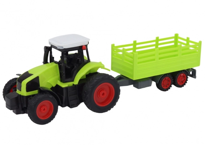 RC tractor op afstandsbediening met aanhanger 1:16 groen