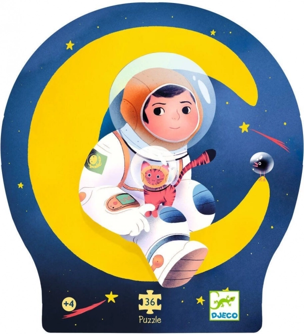 Puzzle Astronaut on the Moon 36 Pieces
