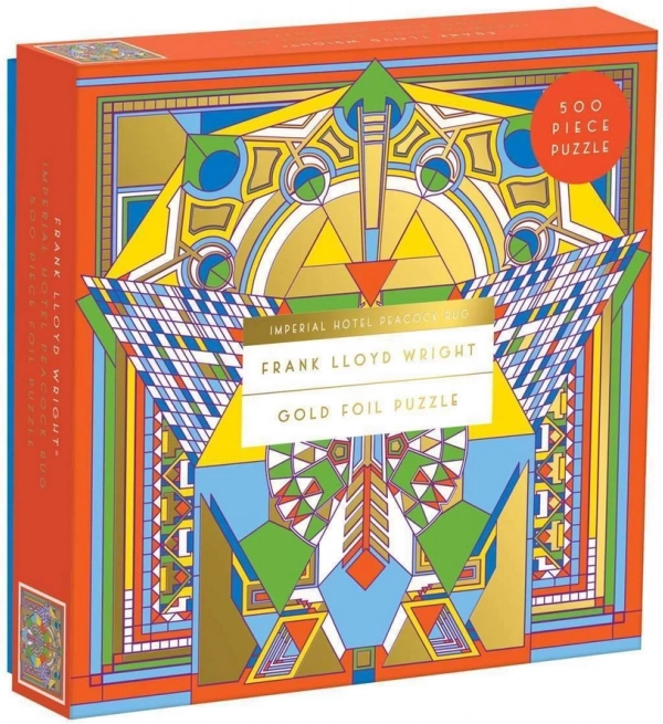 Metallic puzzel Frank Lloyd Wright – Hotel Imperial 500 stukjes