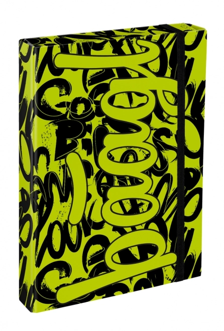 BAAGL Folders for school notebooks A4 Jumbo – Lime