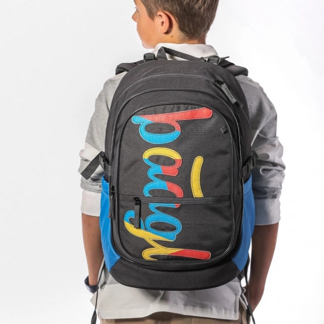 Set 3 St. Baagl: Rucksack, Federmäppchen und Beutel Logo Mix