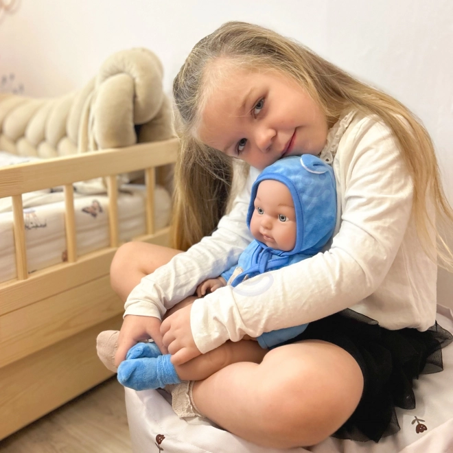 Woopie koninklijke babypop in teddyberenoutfit 46 cm