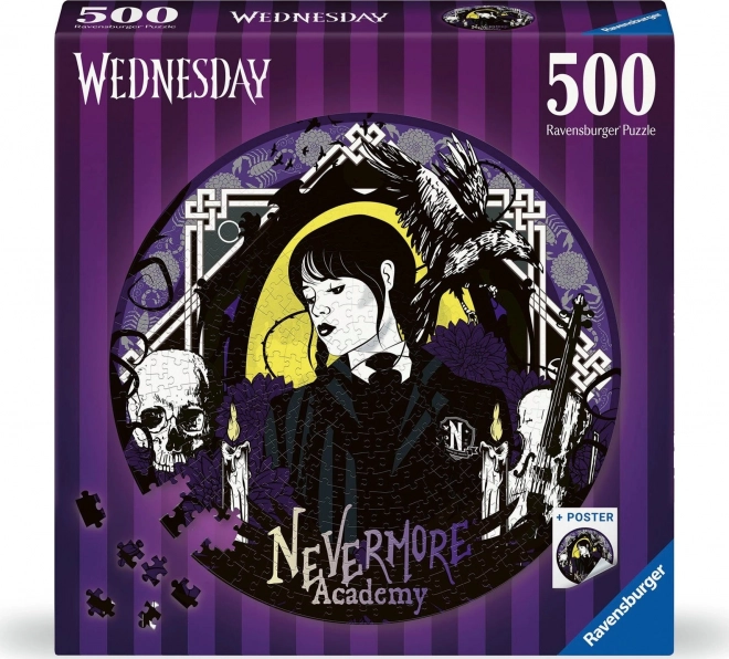 Rundes Puzzle Wednesday 500 Teile