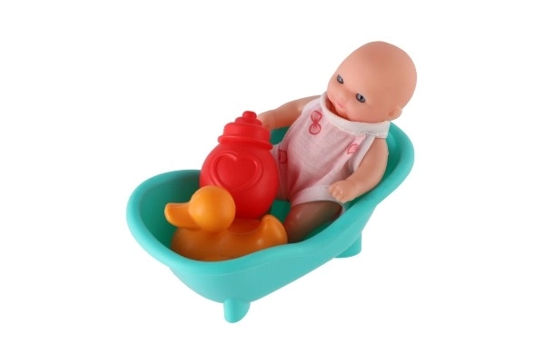 Pop met badkuipje en accessoires