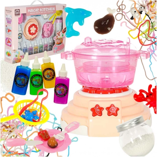 Crystal 3D Gels – Magic Kitchen, creative set of 62 pieces, apricot