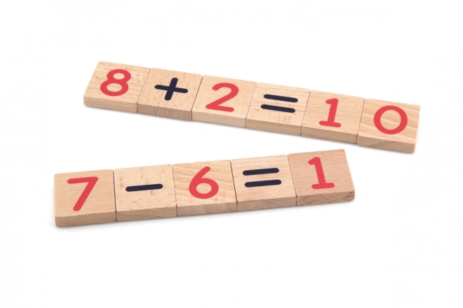 Magnetische Holznummern 40 Stk
