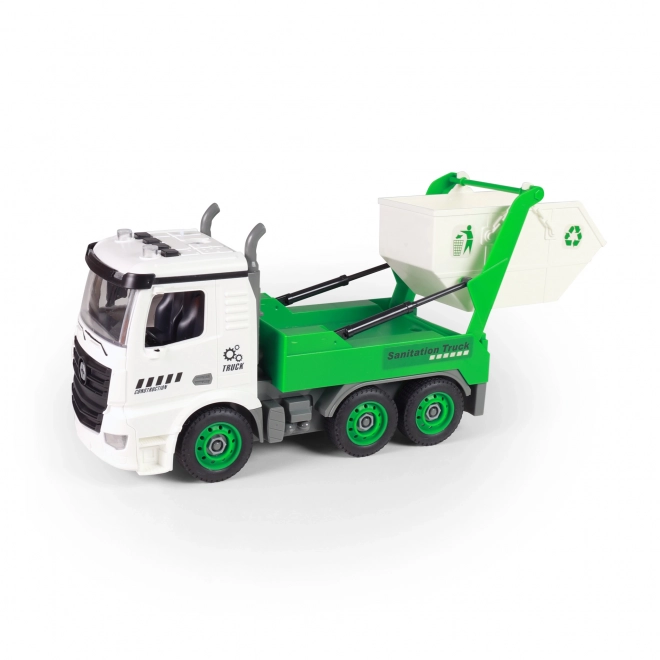 Screw-on container truck with lights and sounds