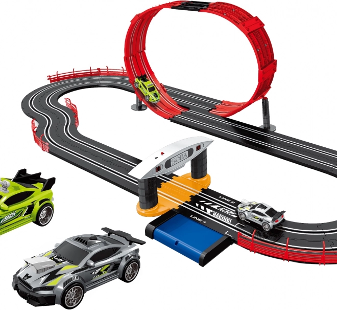 Racing Track with Loop 560 cm 2 Cars