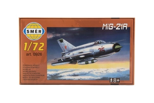 Realistisches Modell des Flugzeugs MiG-21R im Maßstab 1:72