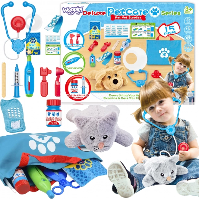 Ensemble vétérinaire Woopie Chaton avec sac