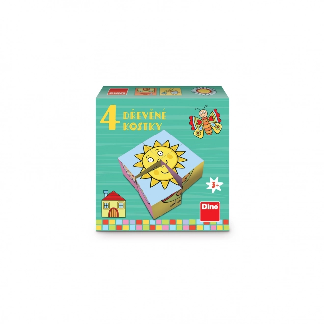 Dino Blokjes voor de kleinste kinderen 4 stuks