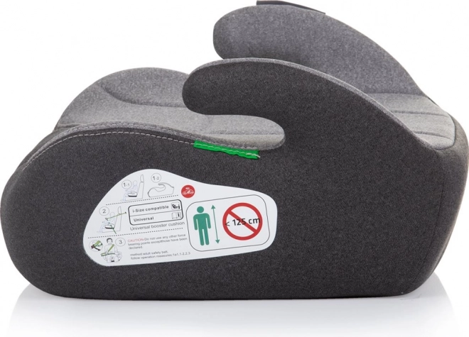 CHIPOLINO Uty i-Size Sitzerhöhung 125-150cm – Aschgrau