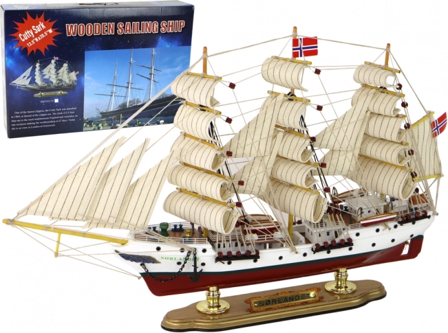 Wooden Collectible Ship Sorlandet