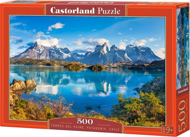 Puzzle 500 Pieces Torres Del Paine Mountains Patagonia Chile
