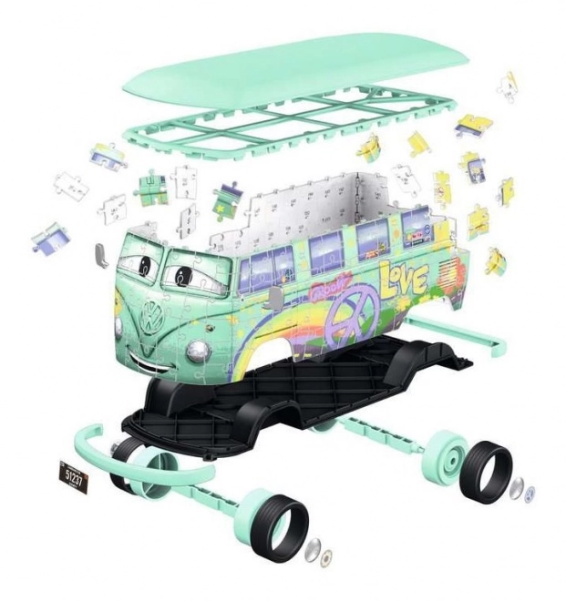 RAVENSBURGER 3D puzzelbus Auto's: Fillmore 162 stukken
