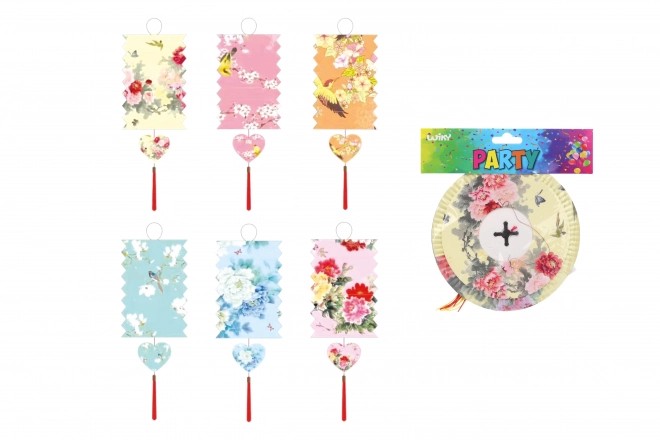 Lampion Cilinder Natuur 16 cm