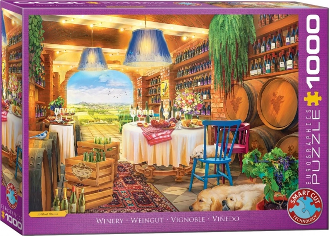 Puzzel Wijngaard 1000 stukjes Eurographics
