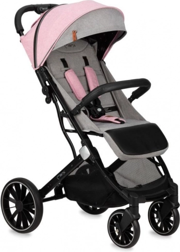 Sportieve kinderwagen MoMi Estelle Plus Light roze