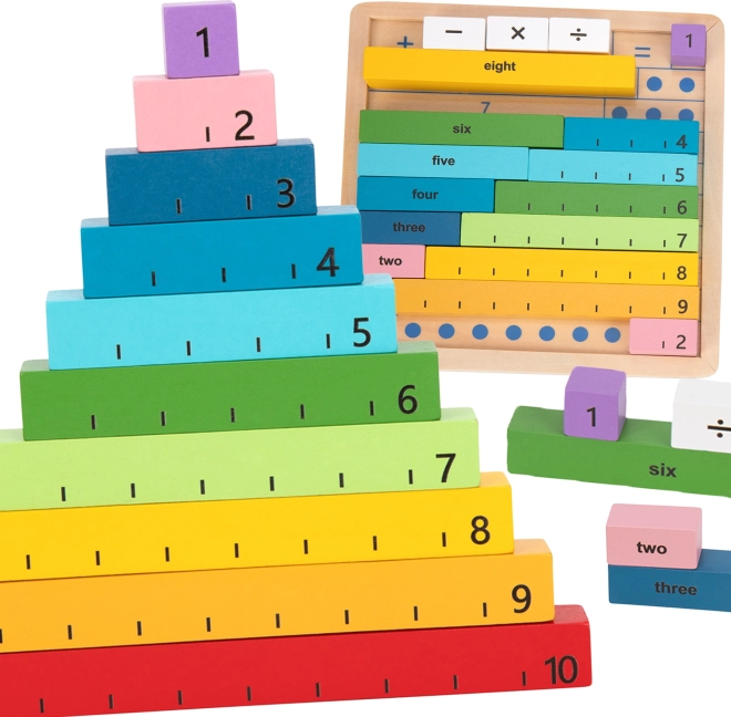 Houten rekenbord TOOKY TOY voor het leren rekenen