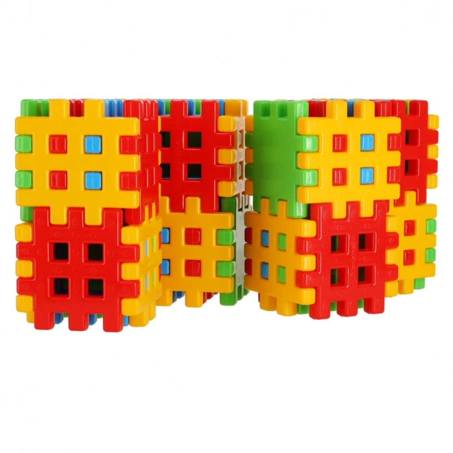 Kleurrijke bouwstenen Wafels Marioinex - 48 stuks
