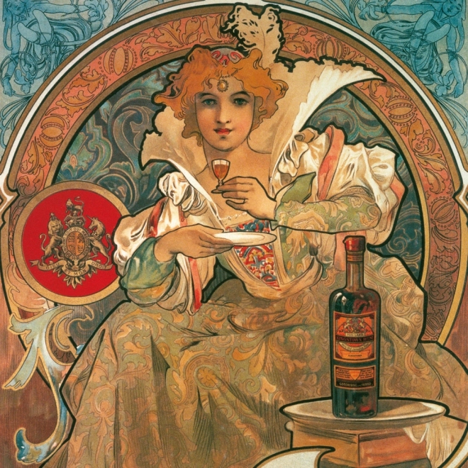 Note Calendar Alfons Mucha 2026