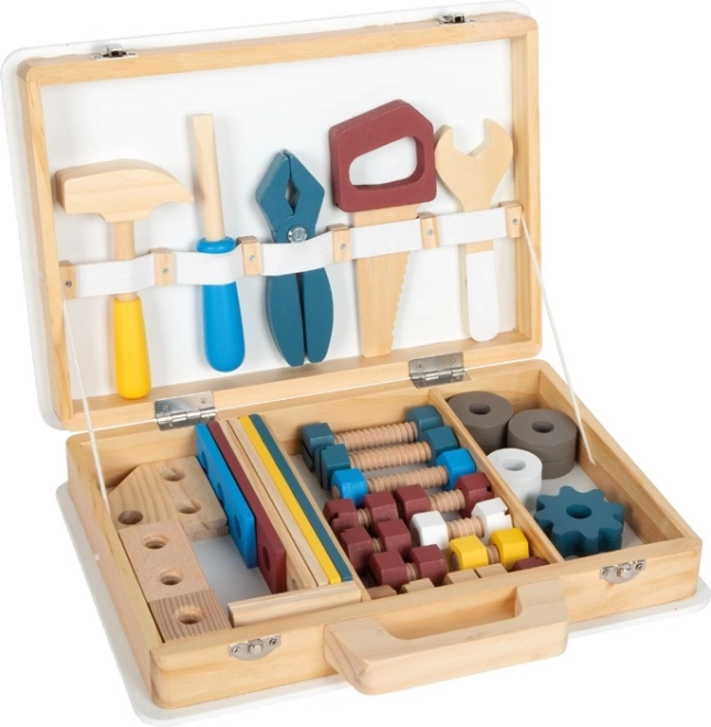 small foot mallette en bois avec outils Workshop